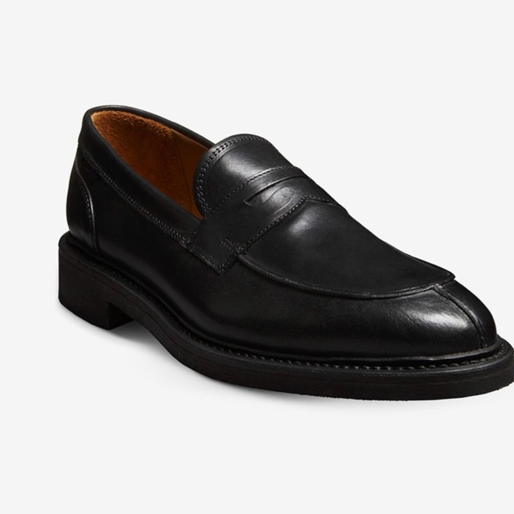 Allen Edmonds black Denali penny loafer